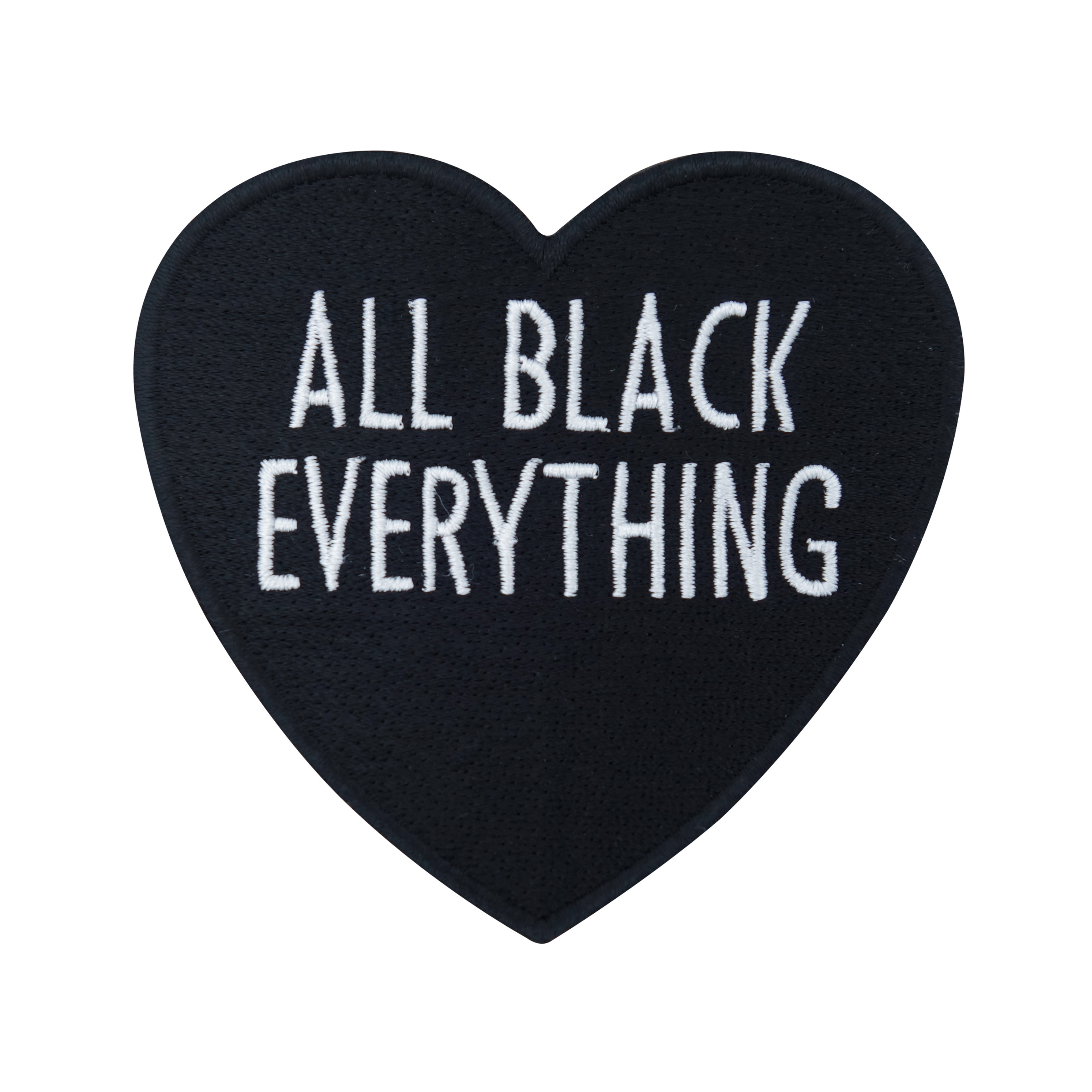 All Black Everything Herz Bügelbild Patches zum Aufbügeln | Patch, Aufbügelmotive Finally Home