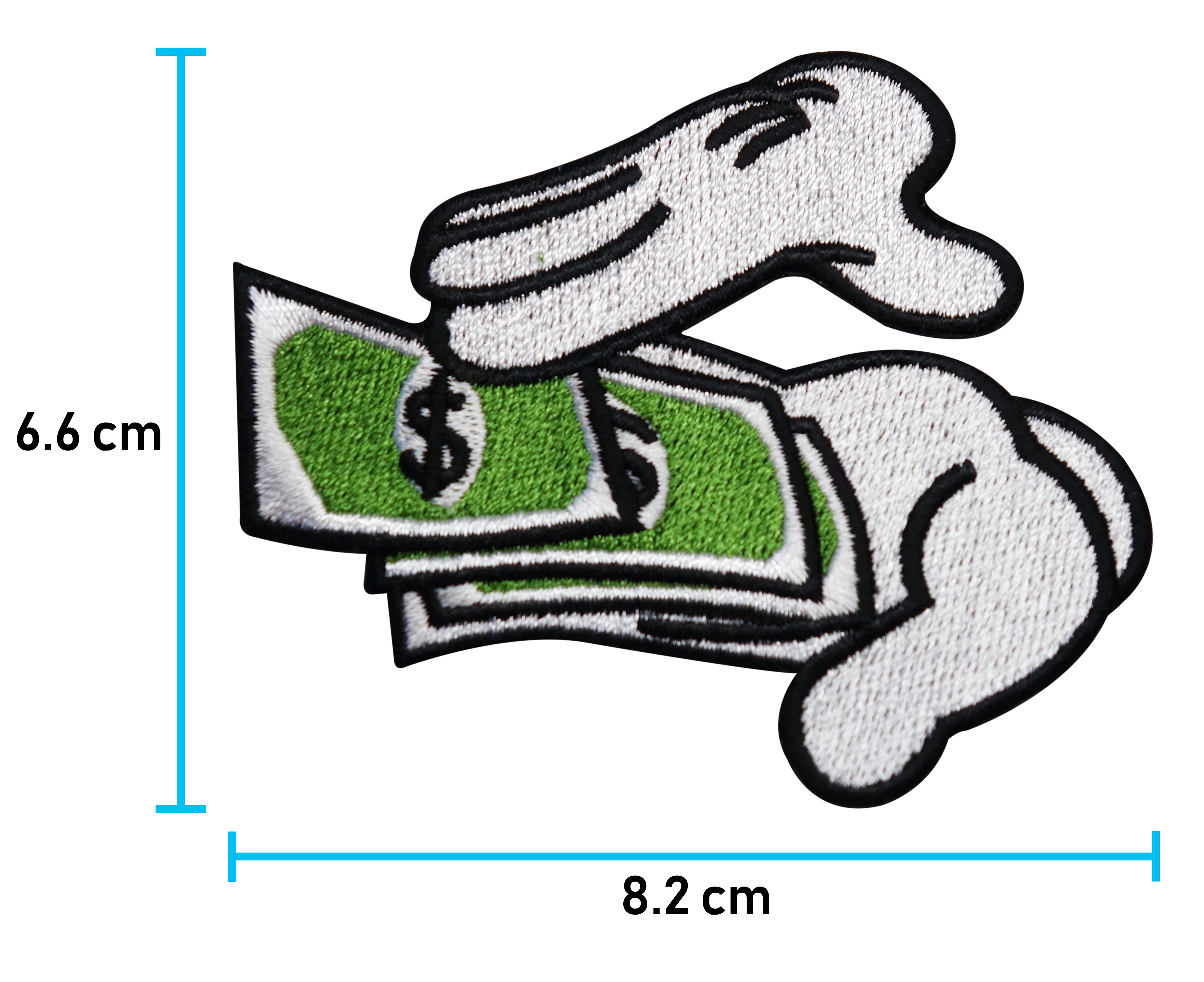 Hände die mit Geld werfen Bügelbild Patches zum Aufbügeln | Patch, Aufbügelmotive Finally Home