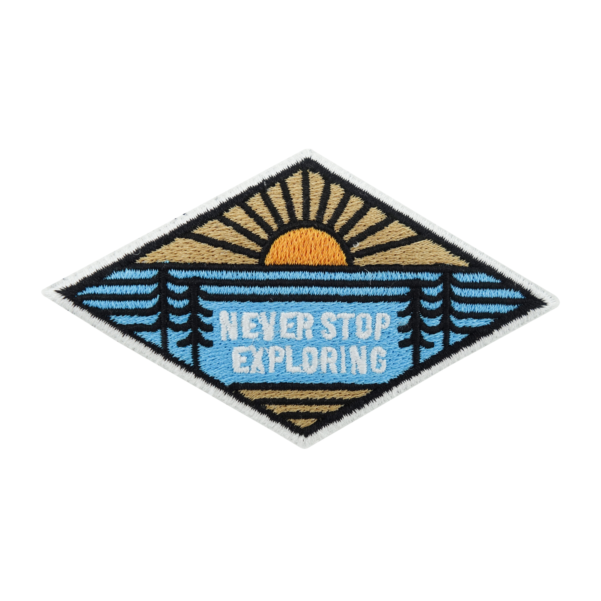 Klett Patch - Never Stop Exploring | Outdoor Klett Patches, Rucksack Patch, Wandern Aufnäher, Natur Abzeichen, Berge Badge, Finally Home