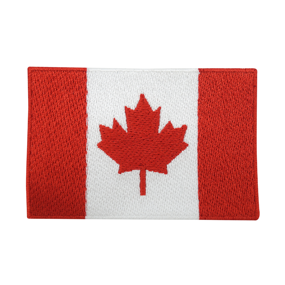 Kanada Flagge Patch | Canada, Kanadische Fahne Ahornblatt Aufnäher DIY