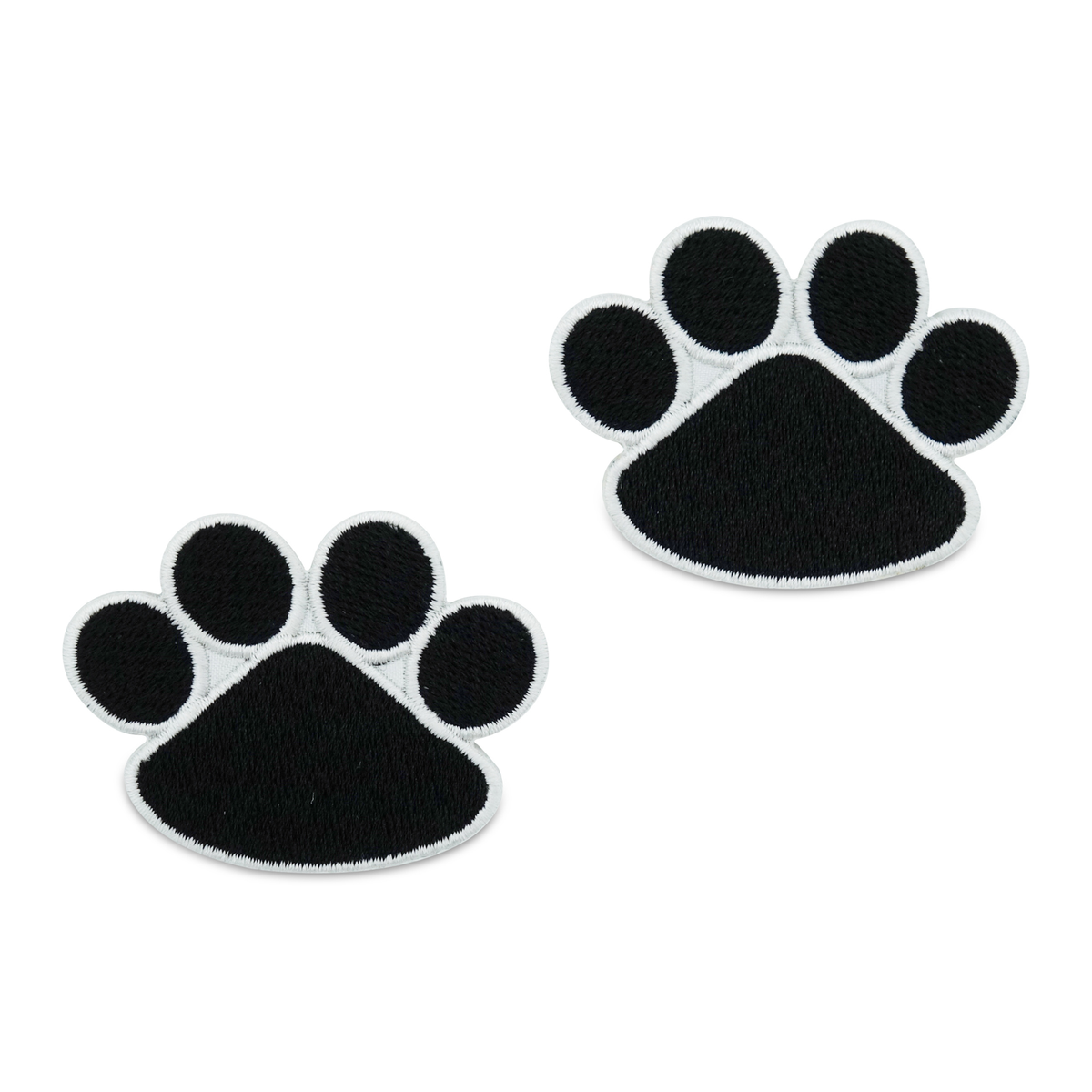 Zwei Schwarze Hundepfoten Patches zum Aufbügeln | Hunde Pfote Patch, Bügelflicken, Flicken, Aufnäher Finally Home