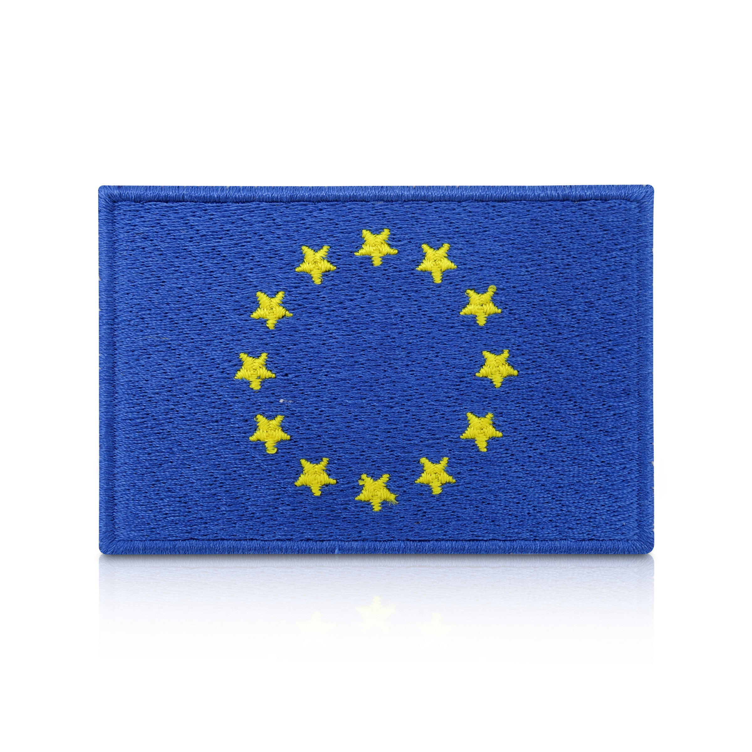 Europa Flagge Patch | Klett Rückseite | EU Fahne Militär Klettpatch