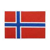 Norwegen Flagge Patch | Norway Flag DIY, Norwegische Fahne Bügelpatch