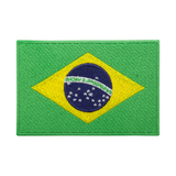 Brasilien Patch zum Aufbügeln | Brasil Flag Patches, Fahne Bügelbild, Brazil Aufbügler, Fußball Trikot Aufnäher, Finally Home