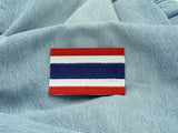 Thailand Flagge Patch auf hellblauer Jeans