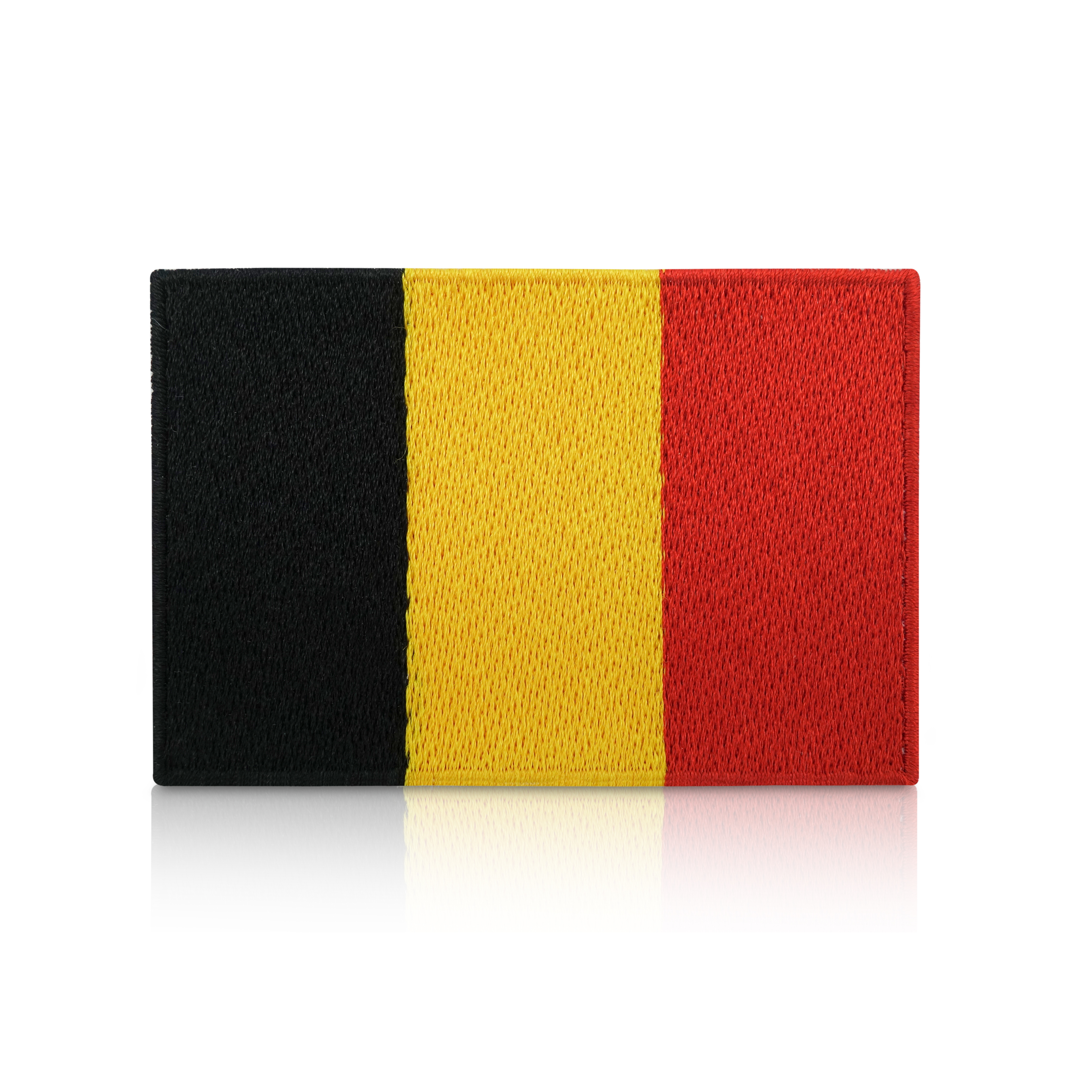 Belgium Flag Patch | Belgium Flag DIY | Belgian Flag Iron-On Patches