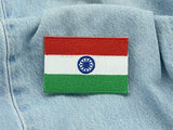 Indien Patch auf hellblauer Jeans