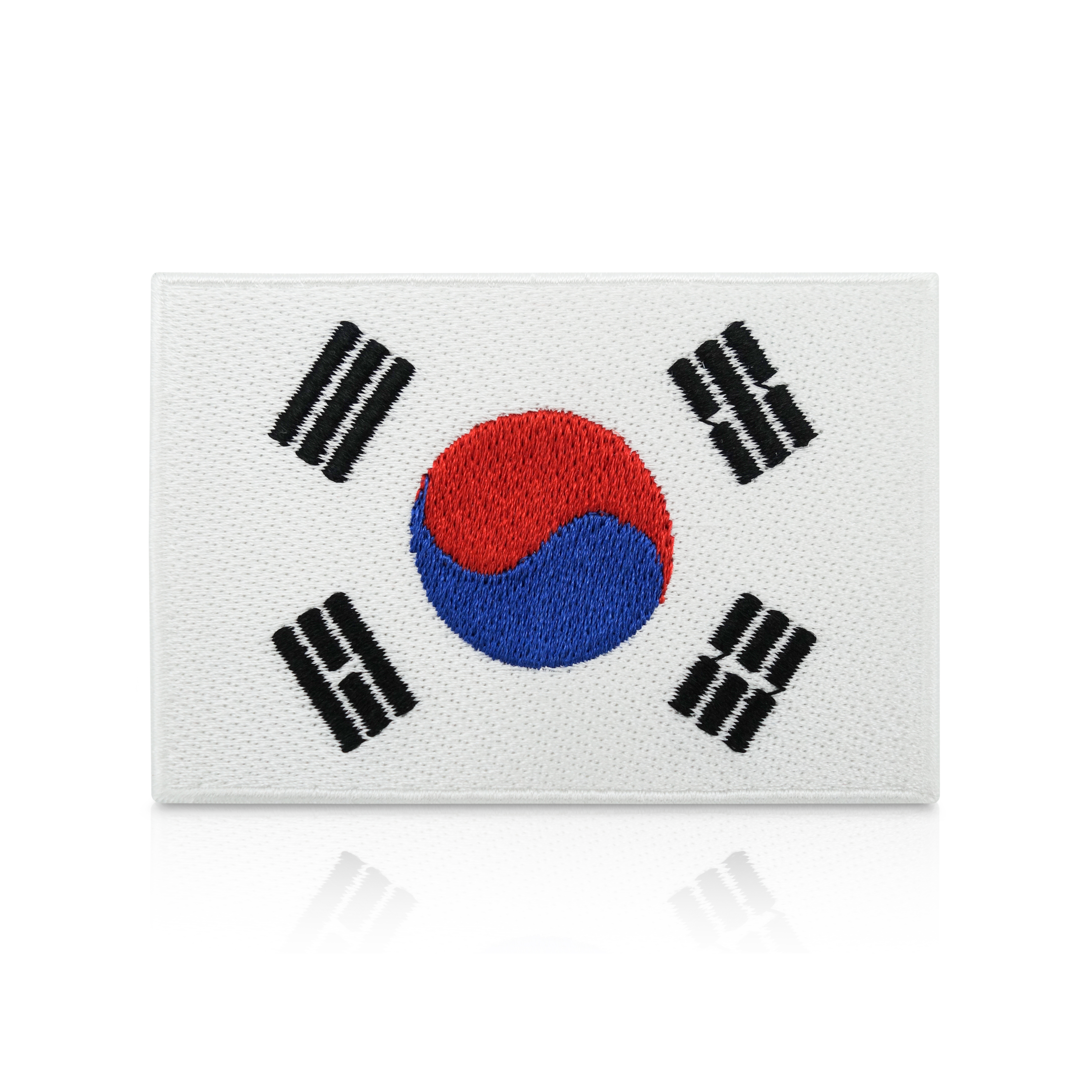 Südkorea Flagge Patch | Koreanische Fahne Bügelpatch | South Korea DIY