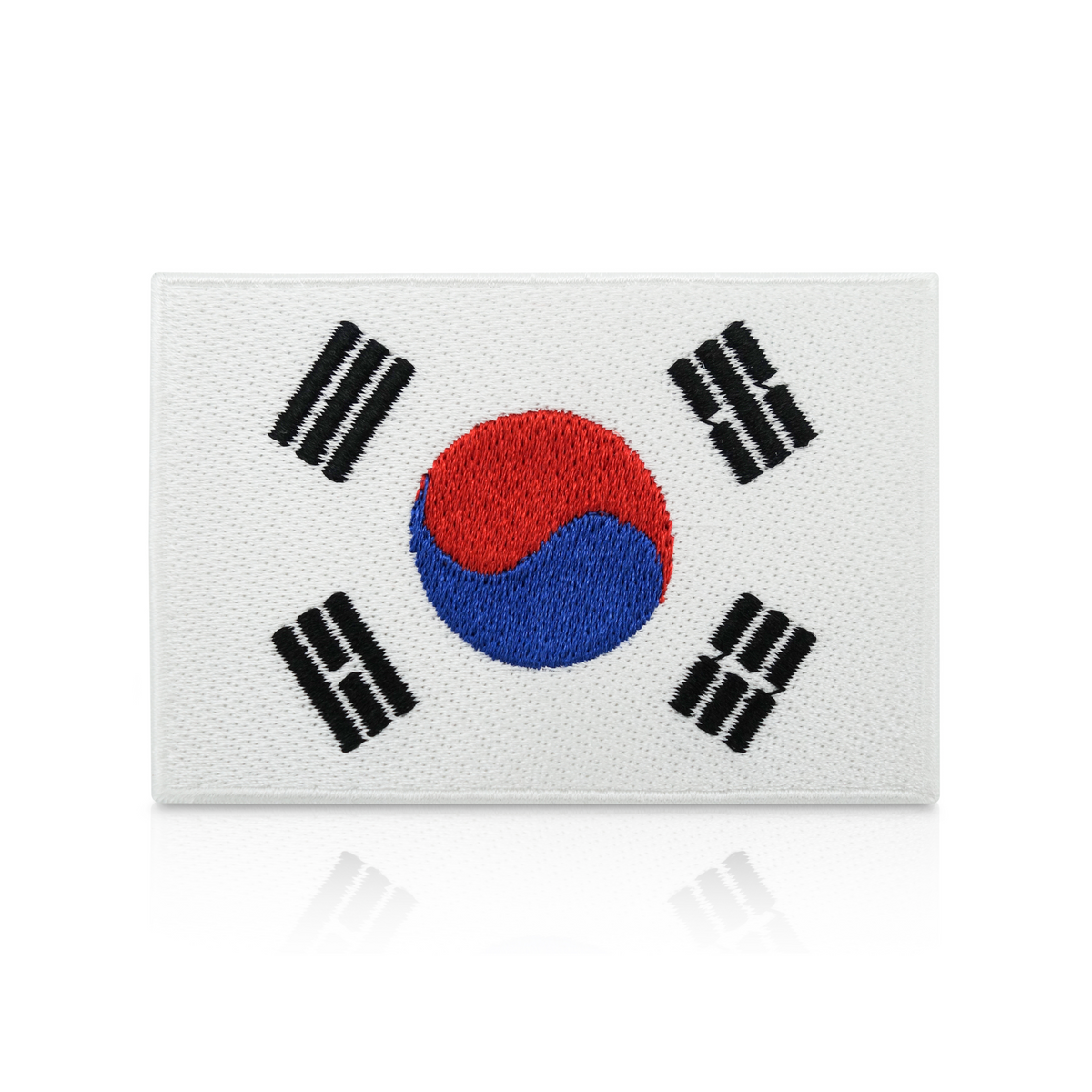 Südkorea Flagge Patch | Koreanische Fahne Bügelpatch | South Korea DIY