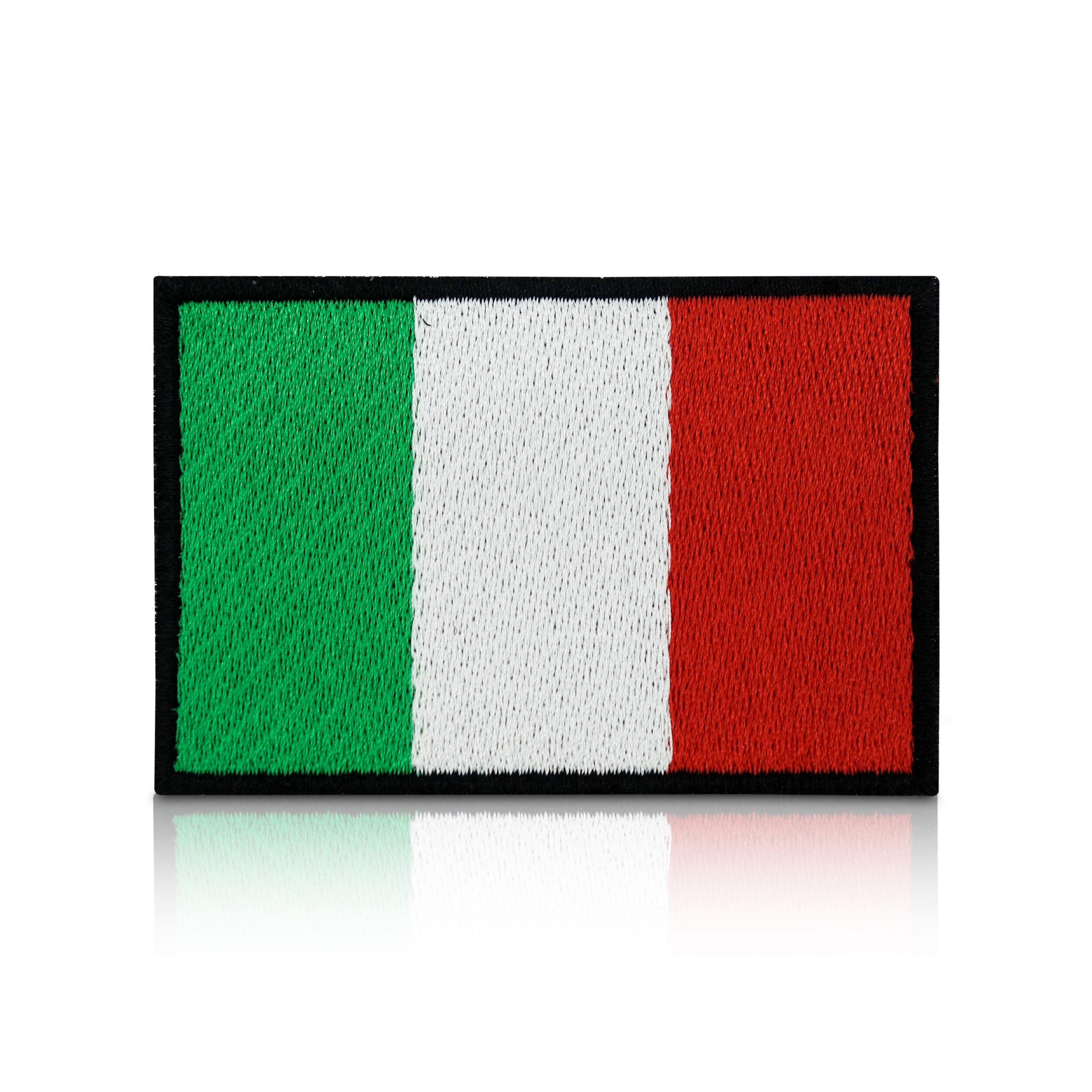 Italien Flagge Patch mit Klett Rückseite | Italian Flag Klettpatch DIY