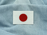 Japan Flagge Patch auf blauer Jeans