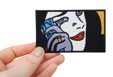 Money Cant Buy Happiness Iron-on Patch Comic Pop Art Patch 