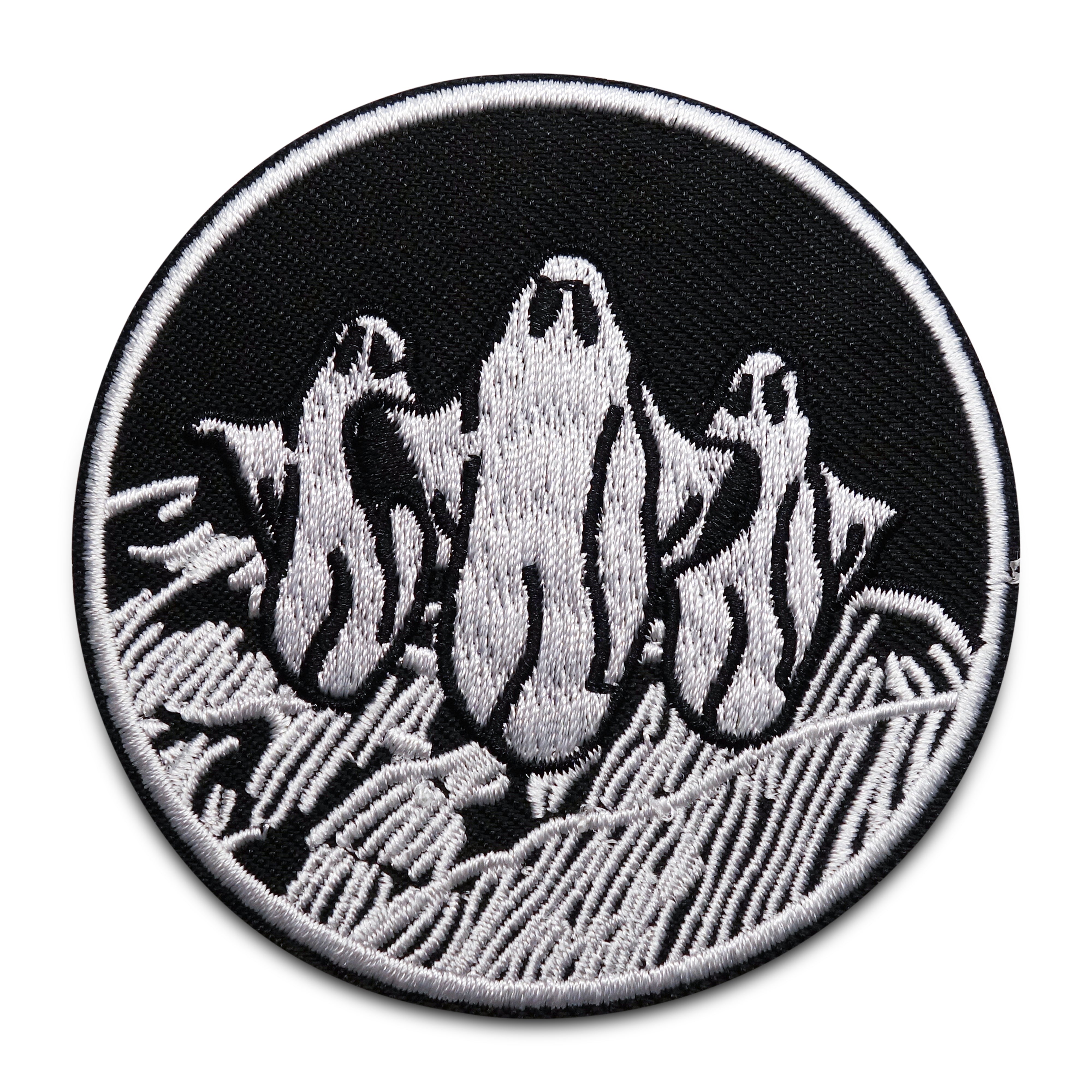 Geist-Dracula-Clown-Horror-Retro-Halloween-Gothic-Devil-Zombie-Flicken-Bügelflicken-Aufbügler-Bügelbild-Bügelpatch