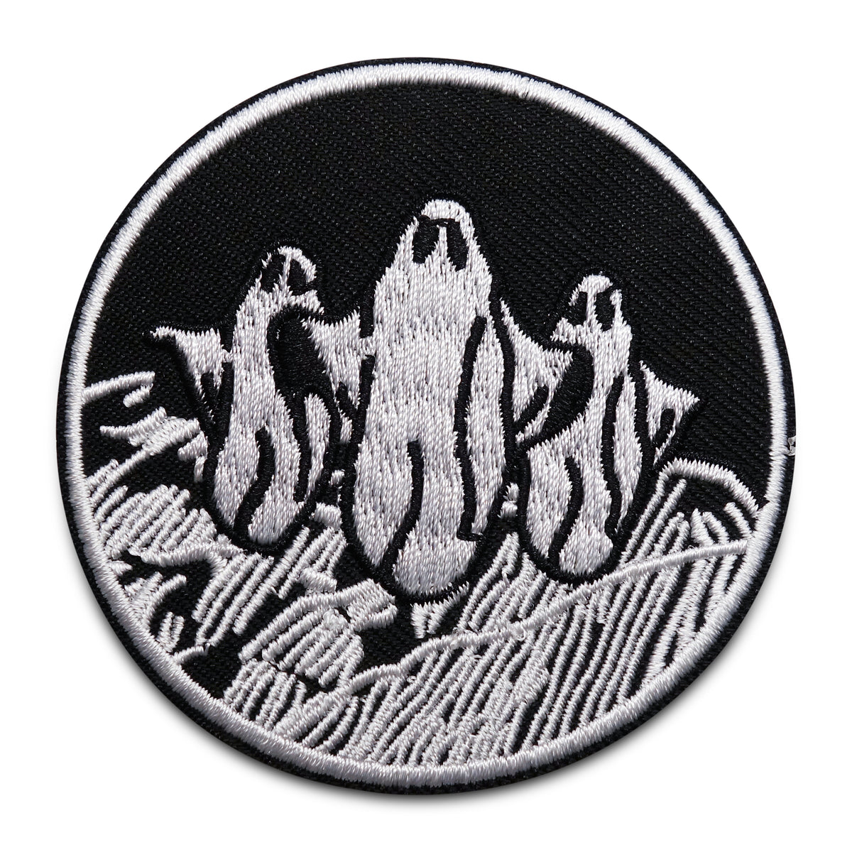 Geist-Dracula-Clown-Horror-Retro-Halloween-Gothic-Devil-Zombie-Flicken-Bügelflicken-Aufbügler-Bügelbild-Bügelpatch