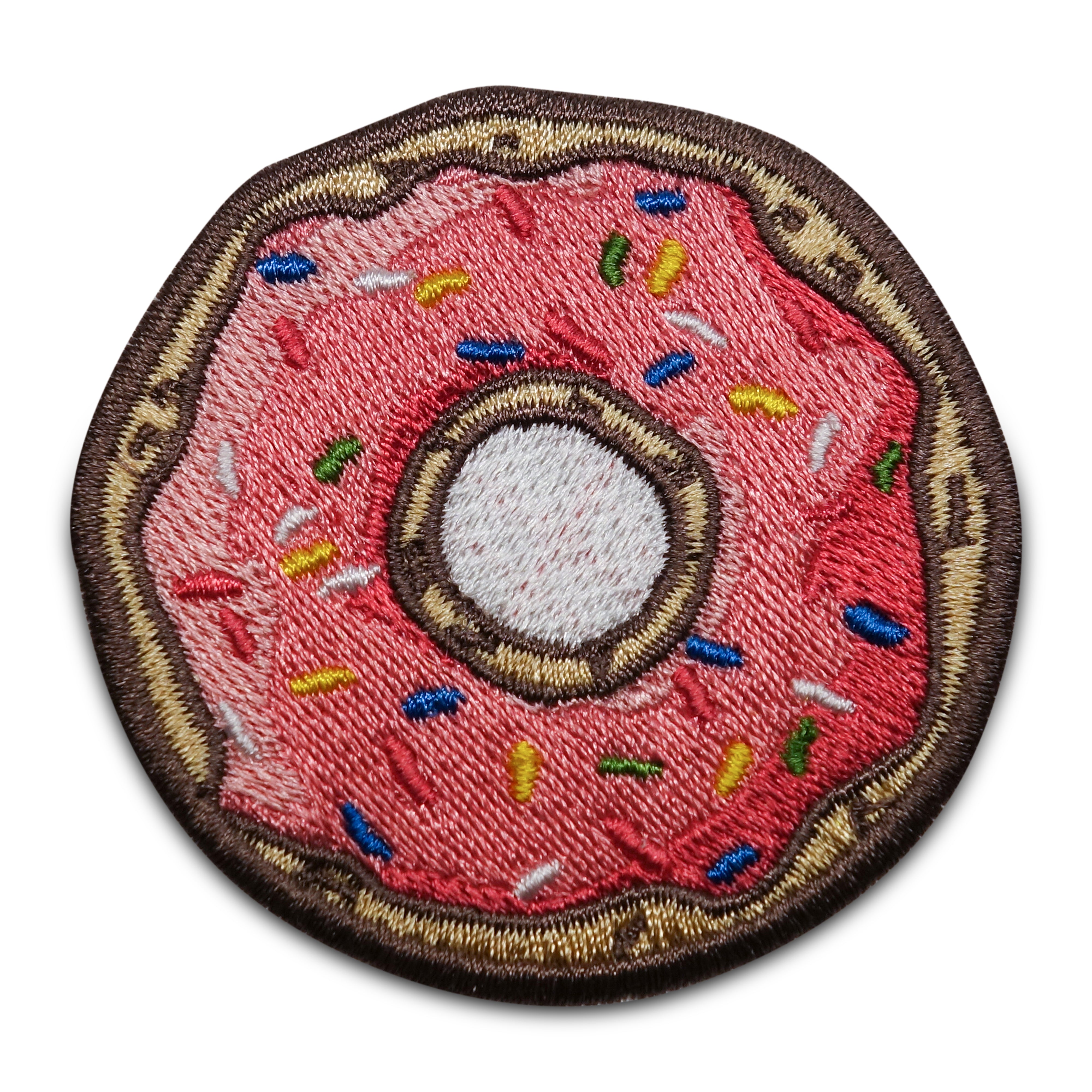 Flicken-Bügelflicken-Aufbügler-Bügelbild-Bügelpatch-Jeansjacke-Keks-Homer-Süßigkeiten-Cupcake-Kuchen-Amerika-Fast-Food