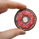 Flicken-Bügelflicken-Aufbügler-Bügelbild-Bügelpatch-Jeansjacke-Keks-Homer-Süßigkeiten-Cupcake-Kuchen-Amerika-Fast-Food