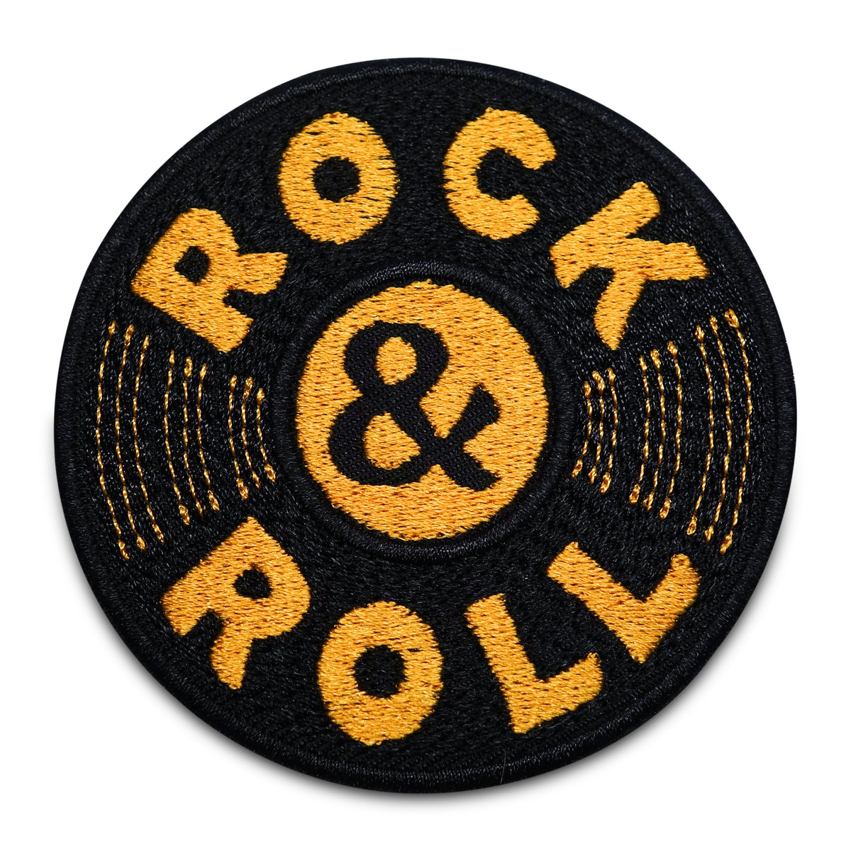 Flicken-Bügelflicken-Aufbügler-Bügelbild-Bügelpatch-Jeansjacke-Heavy-Metal-Rocker-Acdc-Merch-Hard-Rock-Metal-Hand