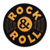 Flicken-Bügelflicken-Aufbügler-Bügelbild-Bügelpatch-Jeansjacke-Heavy-Metal-Rocker-Acdc-Merch-Hard-Rock-Metal-Hand