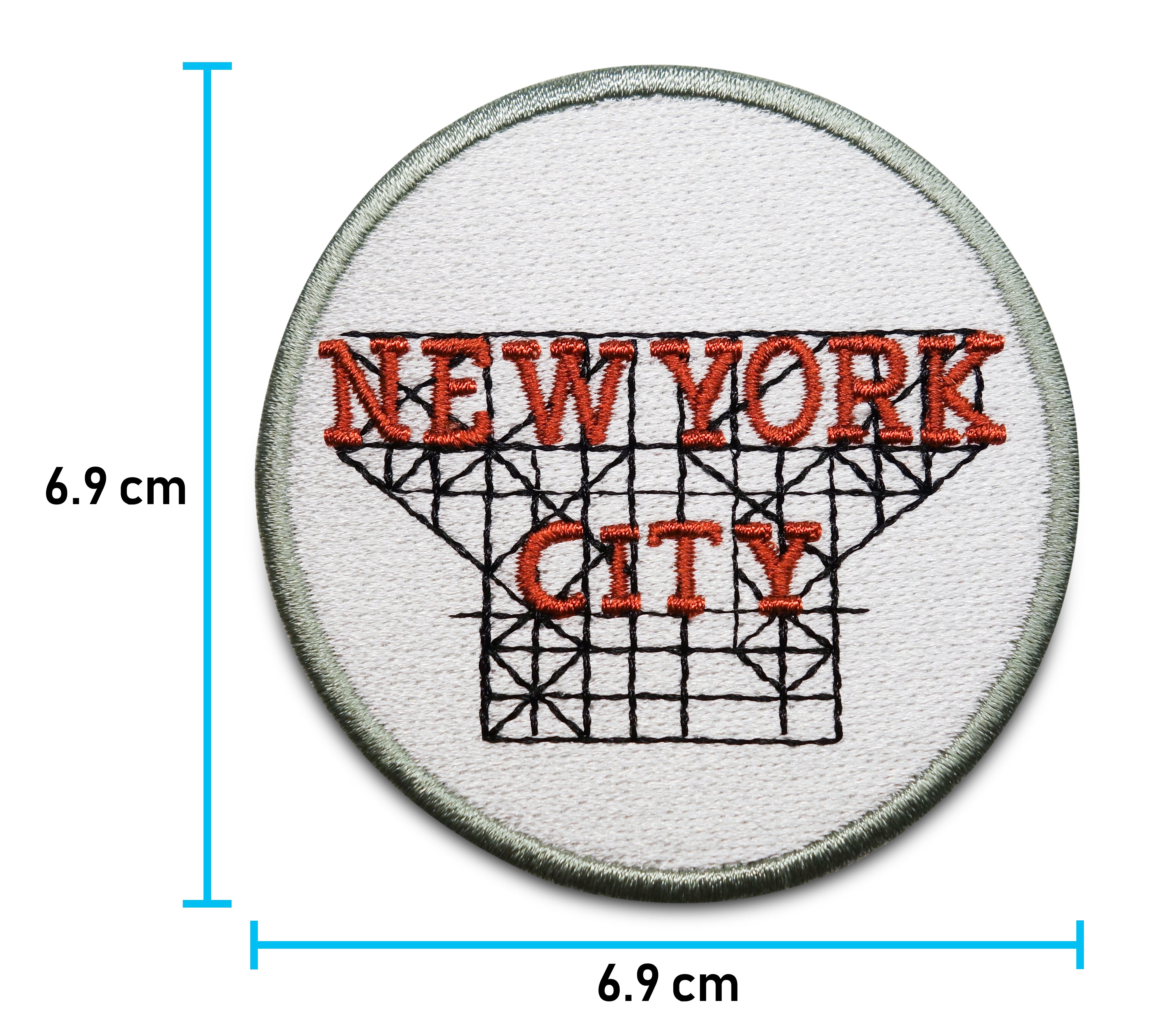 Flicken-Bügelflicken-Aufbügler-Bügelbild-Bügelpatch-Jeansjacke-NBA-Kalifornien-California-Backpack-Reisen-US-Army-America-NY-Giants-Queens-Freiheitsstatur