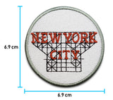 Flicken-Bügelflicken-Aufbügler-Bügelbild-Bügelpatch-Jeansjacke-NBA-Kalifornien-California-Backpack-Reisen-US-Army-America-NY-Giants-Queens-Freiheitsstatur