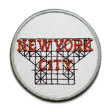 Flicken-Bügelflicken-Aufbügler-Bügelbild-Bügelpatch-Jeansjacke-NBA-Kalifornien-California-Backpack-Reisen-US-Army-America-NY-Giants-Queens-Freiheitsstatur