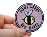 Flicken-Bügelflicken-Aufbügler-Bügelbild-Bügelpatch-Jeansjacke-Baby-Marienkäfer-Bauernhof-Kaktus-Libelle-Schmetterling-Maya-Honigtopf