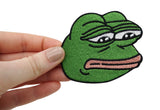 Flicken-Bügelflicken-Aufbügler-Bügelpatch-Kekistan-Frog-Trump-Pepes-kek-Sad-Tier-Fuu-Trolling-Face-Memes-Bundeswehr