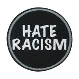 Flicken-Bügelflicken-Aufbügler-Bügelbild-Bügelpatch-Jeansjacke-Rassismus-Homophobie-BLM-against-fascism-no-to-racism