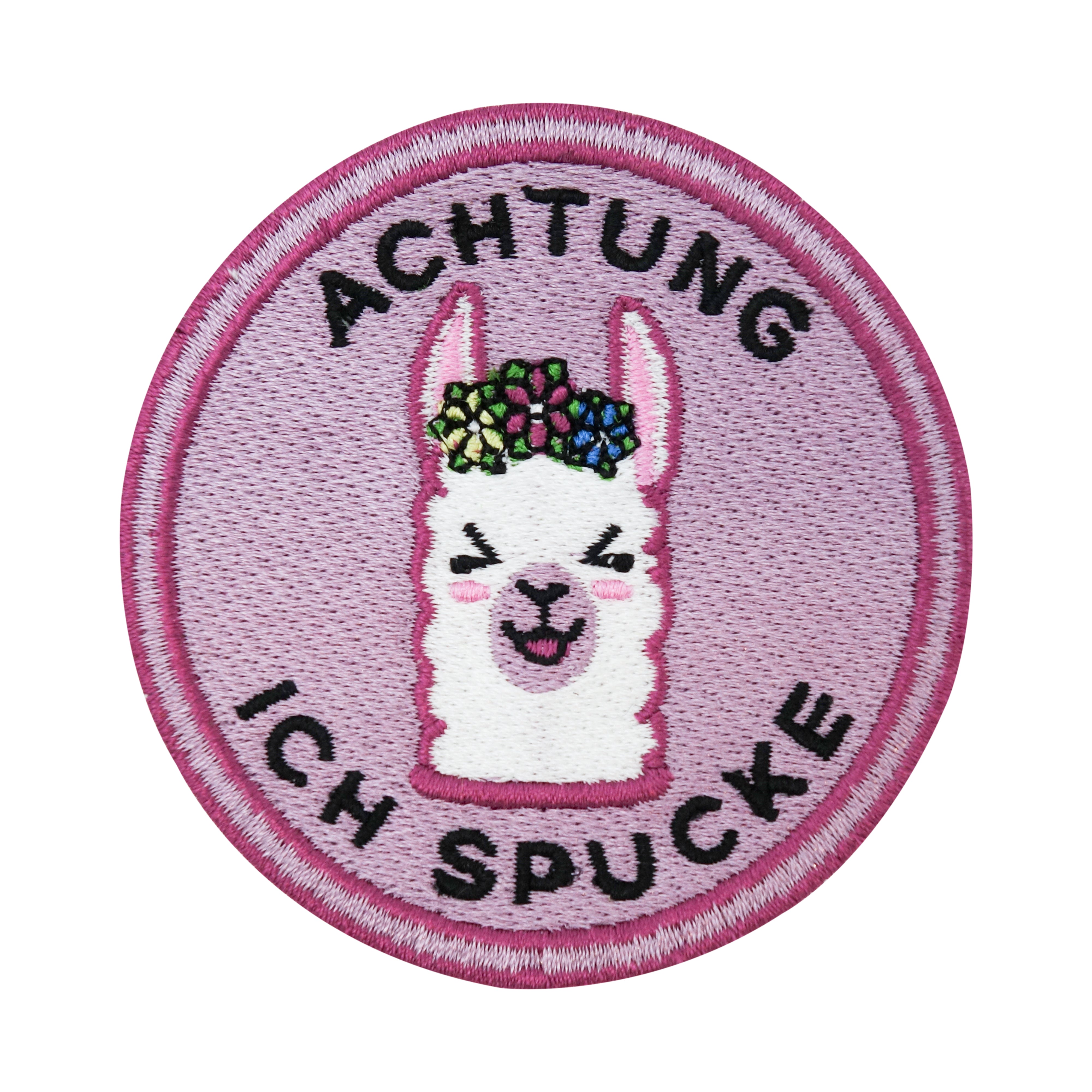 Flicken-Bügelflicken-Aufbügler-Bügelbild-Bügelpatch-Jeansjacke-Mexiko-Witzig-Funny-Alpaca