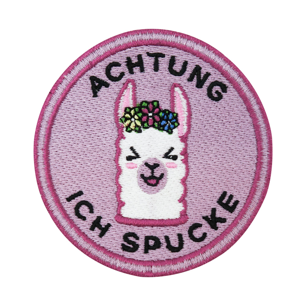 Flicken-Bügelflicken-Aufbügler-Bügelbild-Bügelpatch-Jeansjacke-Mexiko-Witzig-Funny-Alpaca