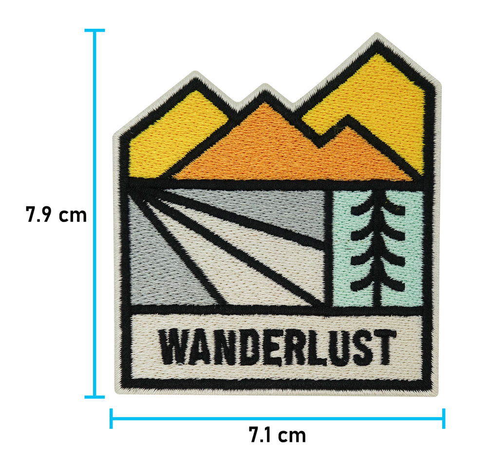 Wandern-Wanderer-Vintage-Patagonia-Camping-Klettern-Aufbügler-Bügelpatch-Mountain-Baum