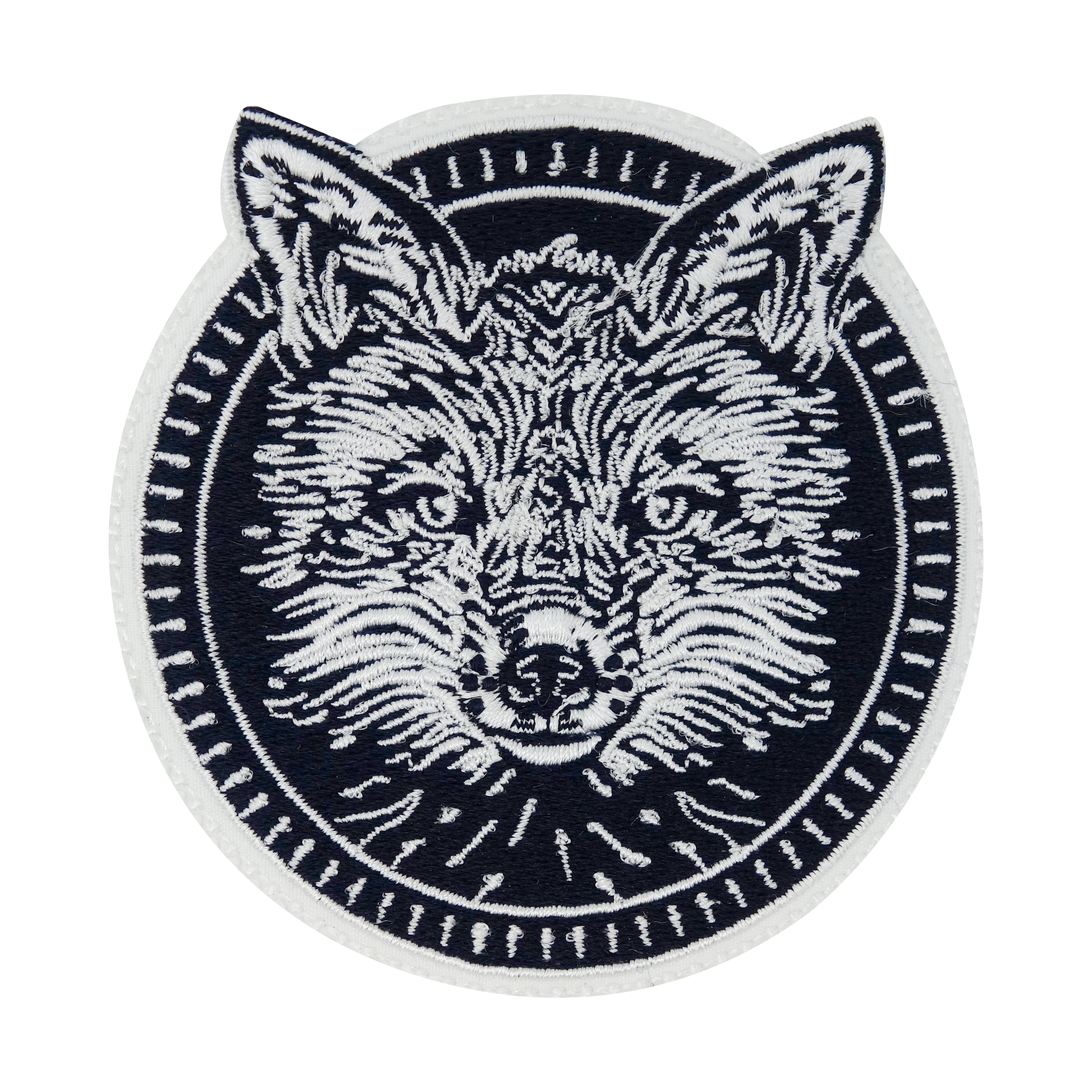 Fuchs-Fox-Hund-Waldtiere-Rocker-Biker-Motorrad-Bügelbild-Aufnäher