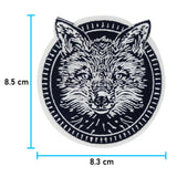Fuchs-Fox-Hund-Waldtiere-Rocker-Biker-Motorrad-Bügelbild-Aufnäher