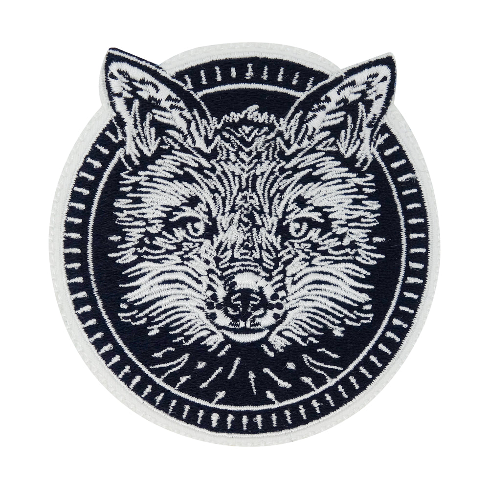 Fuchs-Fox-Hund-Waldtiere-Rocker-Biker-Motorrad-Bügelbild-Aufnäher