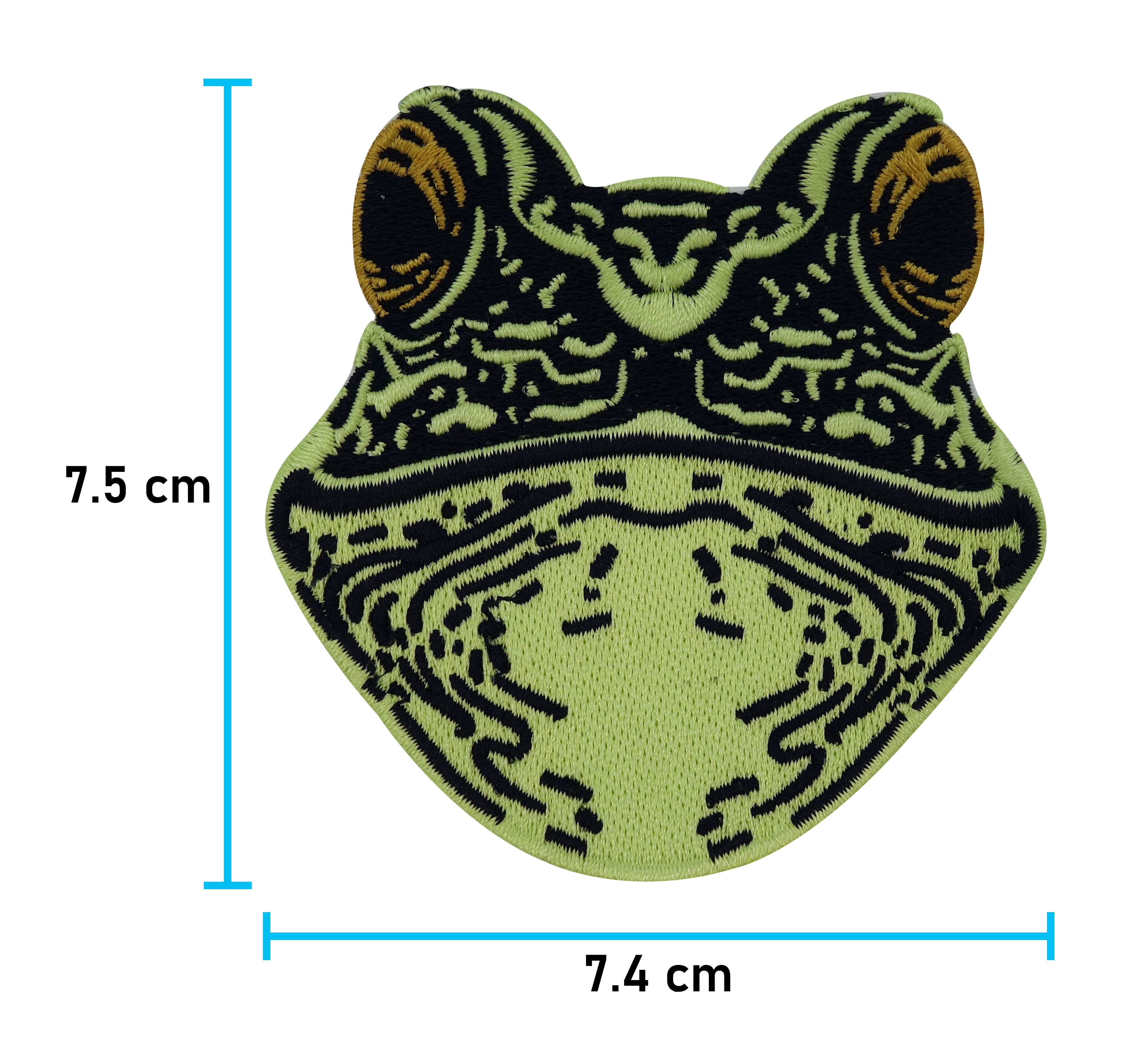 Frosch-Fisch-See-Wasser-Tier-Kermit-Baby-Frog-Bügelbild-Aufbügelflicken-Aufbügelbild-Aufnäher-Flicken