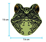 Frosch-Fisch-See-Wasser-Tier-Kermit-Baby-Frog-Bügelbild-Aufbügelflicken-Aufbügelbild-Aufnäher-Flicken