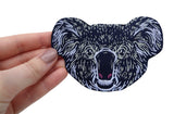 Koala-Bär-Backpatch-Rückenpatch-Tier-Groß-Kopf-Bügelbild-Aufbügler-Aufnäher-Bügelflicken