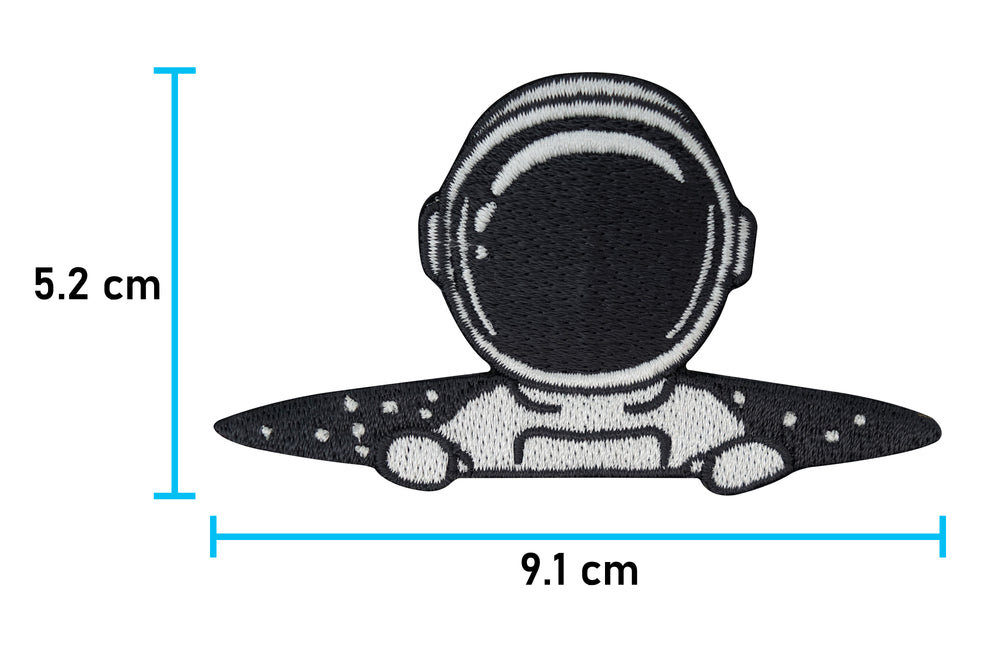 Flicken-Bügelflicken-Bügelbild-Aufbügler-Ufo-Nasa-Mond-Mars-Planet-Raumschiff-Amerika-Apollo