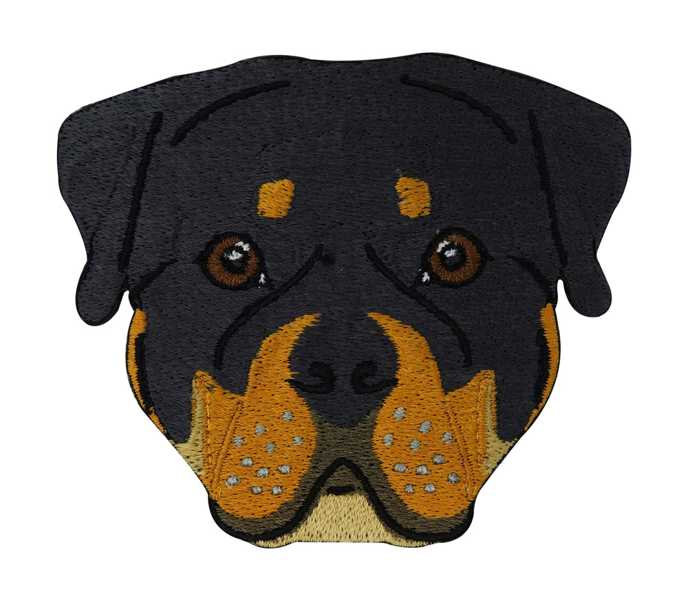 Rottweiler-Hunde-Dog-Tier-Aufbügler-Bügelbild-Patch-Aufnäher-Hundemotiv-Hundeaufnäher