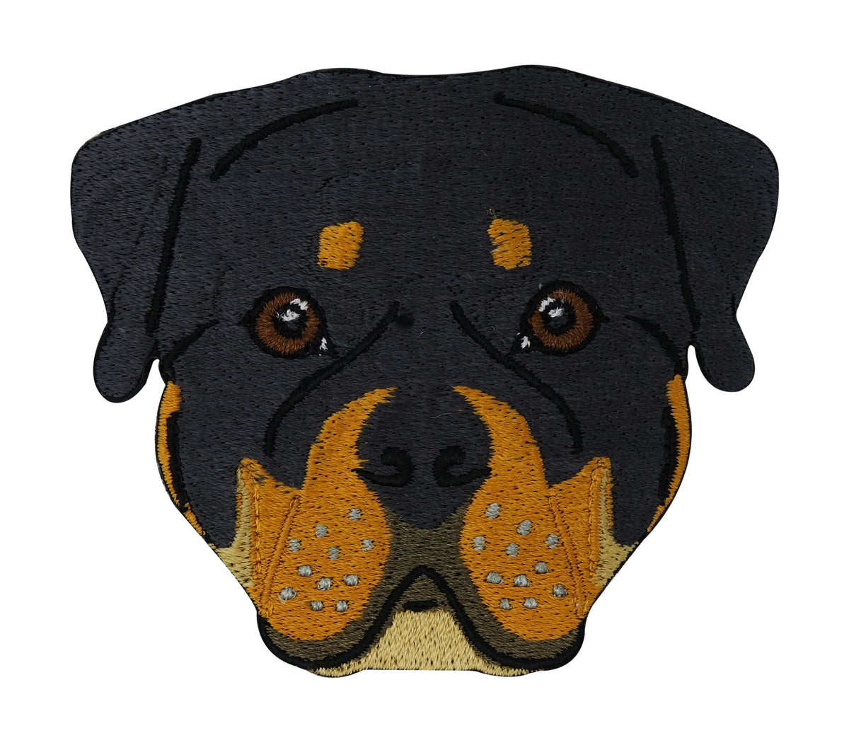 Rottweiler-Hunde-Dog-Tier-Aufbügler-Bügelbild-Patch-Aufnäher-Hundemotiv-Hundeaufnäher