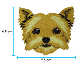 Yorkshire-Terrier-Pfoten-Hunde-Bügelpatch-Bügelbild-Aufbügler-Flicken-