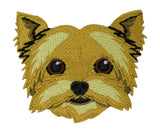 Yorkshire-Terrier-Pfoten-Hunde-Bügelpatch-Bügelbild-Aufbügler-Flicken-