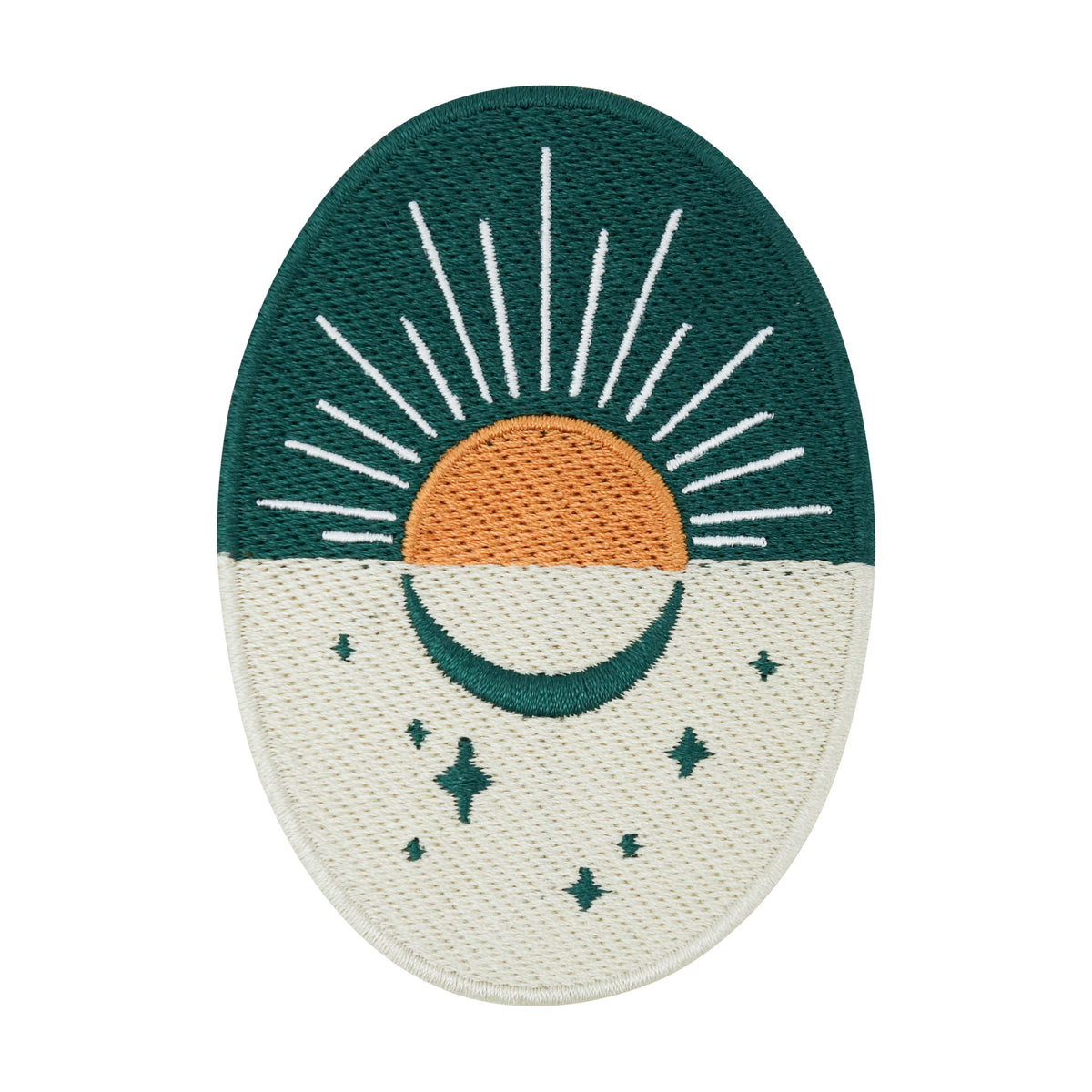 Sonne-Mond-Sterne-Patch-zum-Aufbügeln-Retro-Flicken-Bügelpatch
