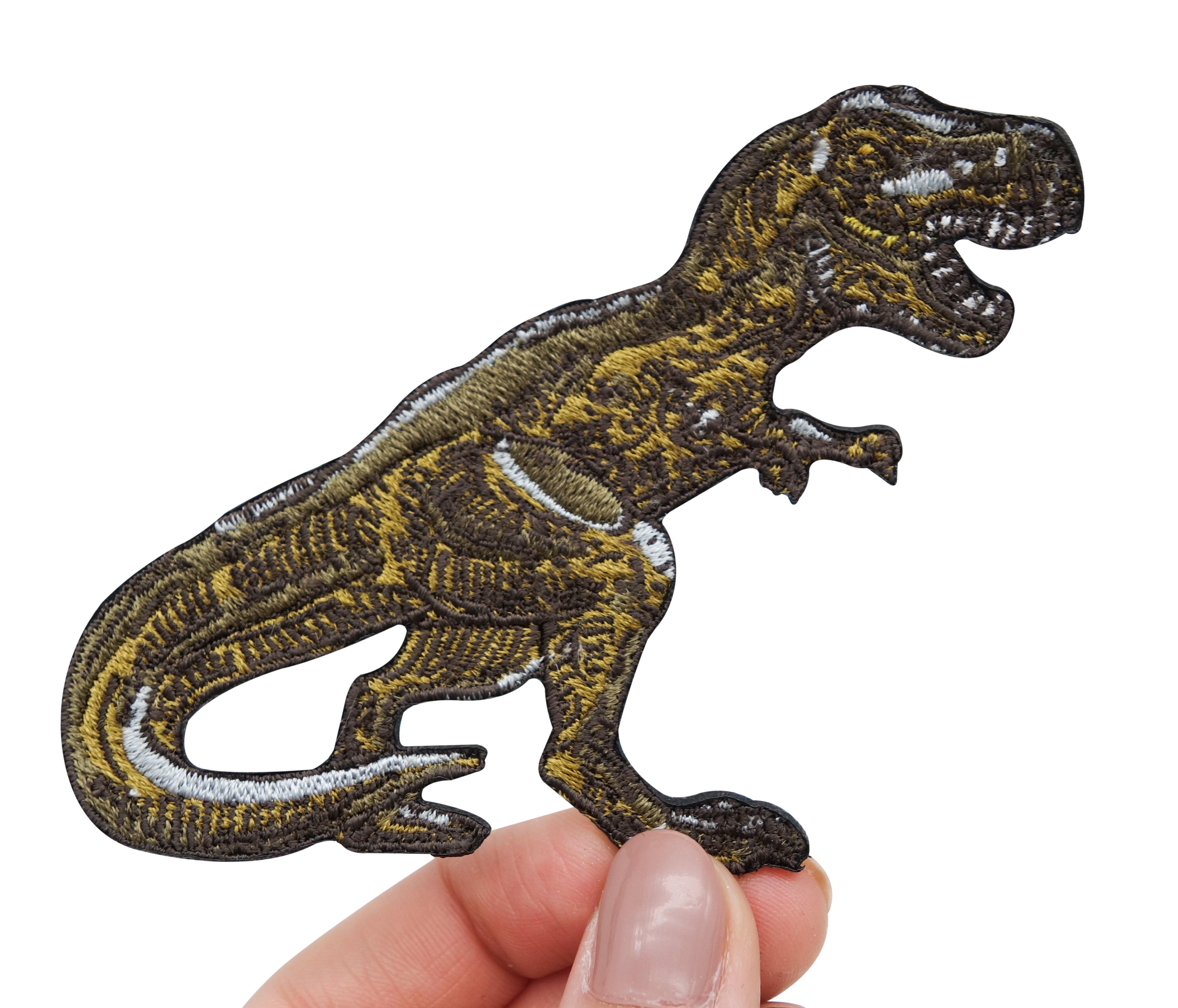 Dino-TRex-Dinosaurier-Kinder-Jungen-Flicken-Bügelflicken-Hosenflicken-Hosenpflaster-Knieflicken-Patch-Aufnäher