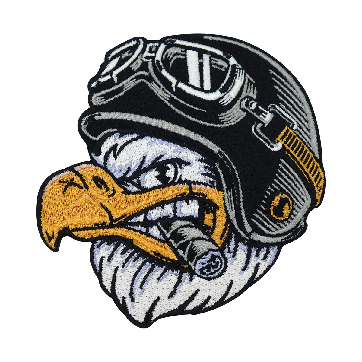 Adler-Aufbügler-Rückepatch-Rückenaufnäher-Biker-Motorrad-Kutte-Motorradjacke-Patch