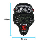 schwarzer-Panther-Helm-Motorrad-Biker-Aufbügler-Aufnäher-Maße
