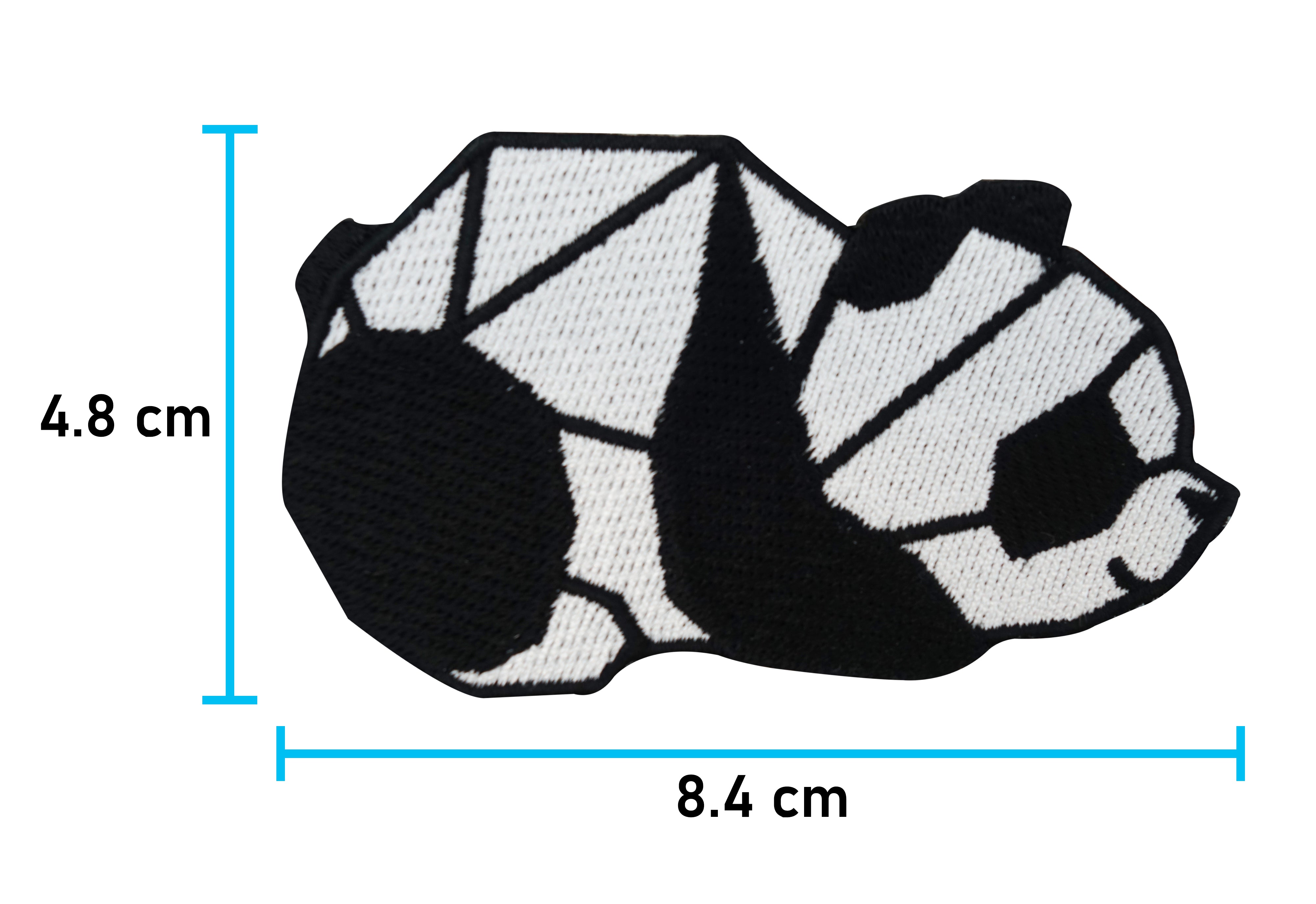 Panda-Baby-Schlafen-Süß-Patch-zum-Aufbügeln-Bügelflicken-Flicken-Aufbügler-Aufnäher-Maße-4,8x8,4