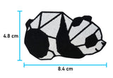 Panda-Baby-Schlafen-Süß-Patch-zum-Aufbügeln-Bügelflicken-Flicken-Aufbügler-Aufnäher-Maße-4,8x8,4