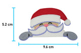 Weihnachtsmann-Patch-zum-Aufbügeln-Weihnachten-Bügelbild