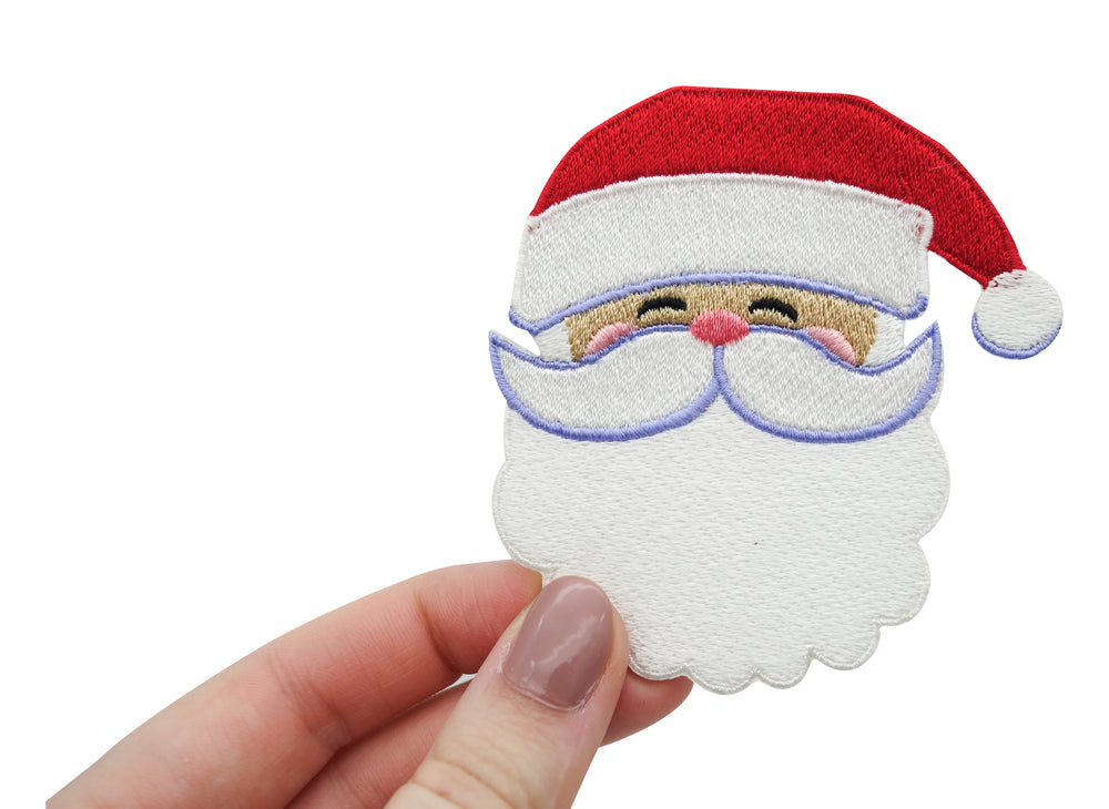 Weihnachtsmann-Patch-zum-Aufbügeln-Weihnachten-Bügelsticker